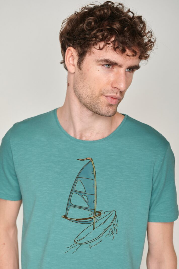Greenbomb tričko windsurf citadel blue