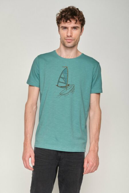 Greenbomb tričko windsurf citadel blue