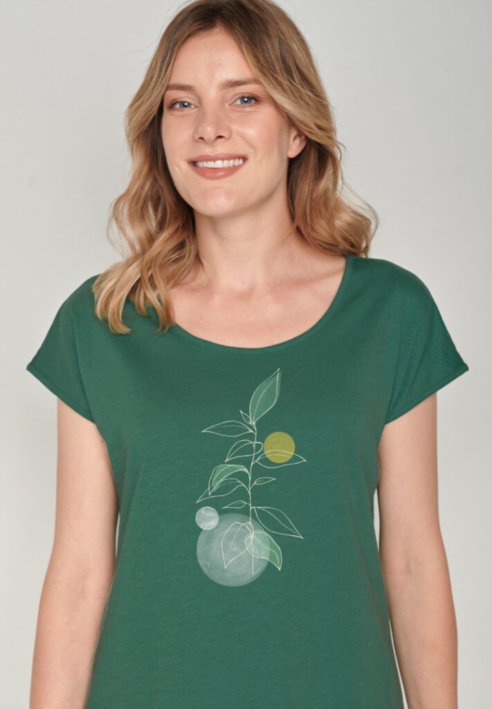 Greenbomb tričko plant bubbles zelené