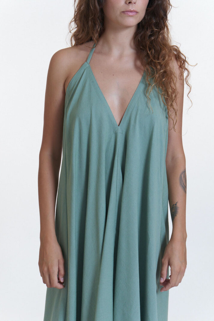 Suite13 maxi šaty daphne faded green