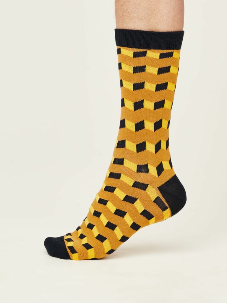 Thought dárkové balení pánských ponožek fun geometric