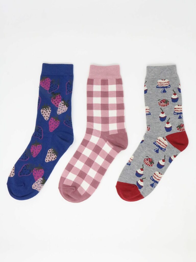 Thought trojbalení dámských ponožek strawberries&cream picnic