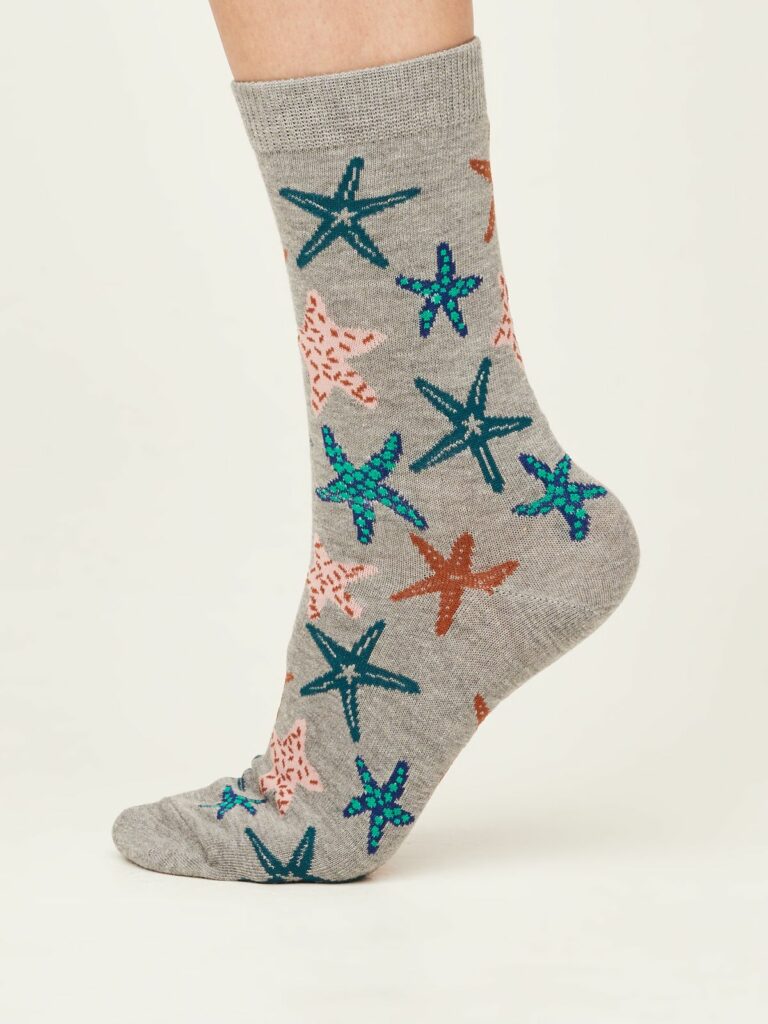 Thought dvojbalení dámských ponožek starfish&stripes 