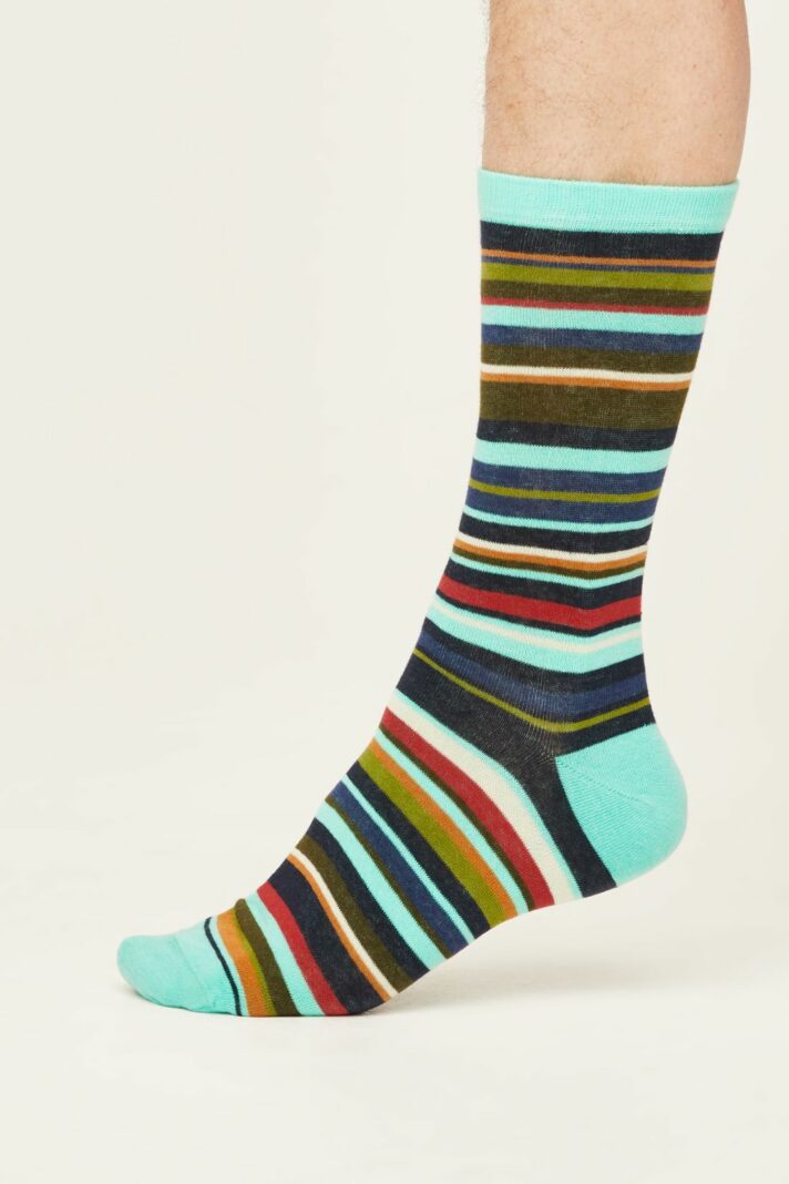 Thought pánské ponožky geometric pastel blue