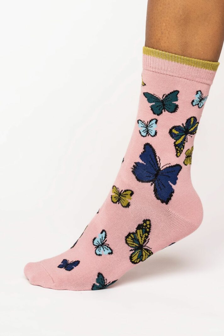 Thought dámské ponožky butterfly blush pink