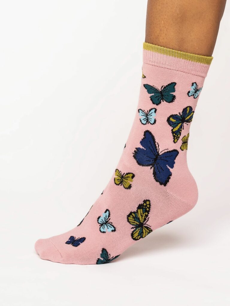 Thought dámské ponožky butterfly blush pink