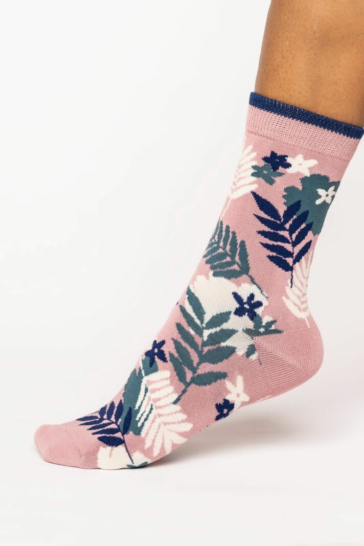 Thought dámské ponožky palm leaf blush pink