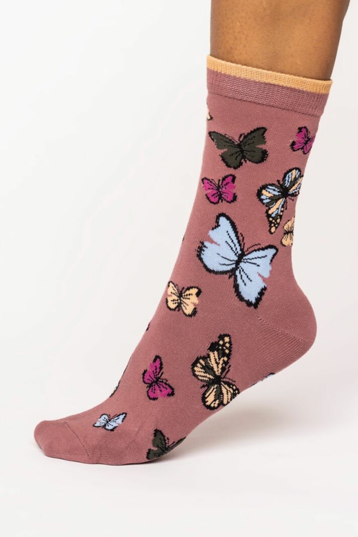 Thought dámské ponožky butterfly ros pink