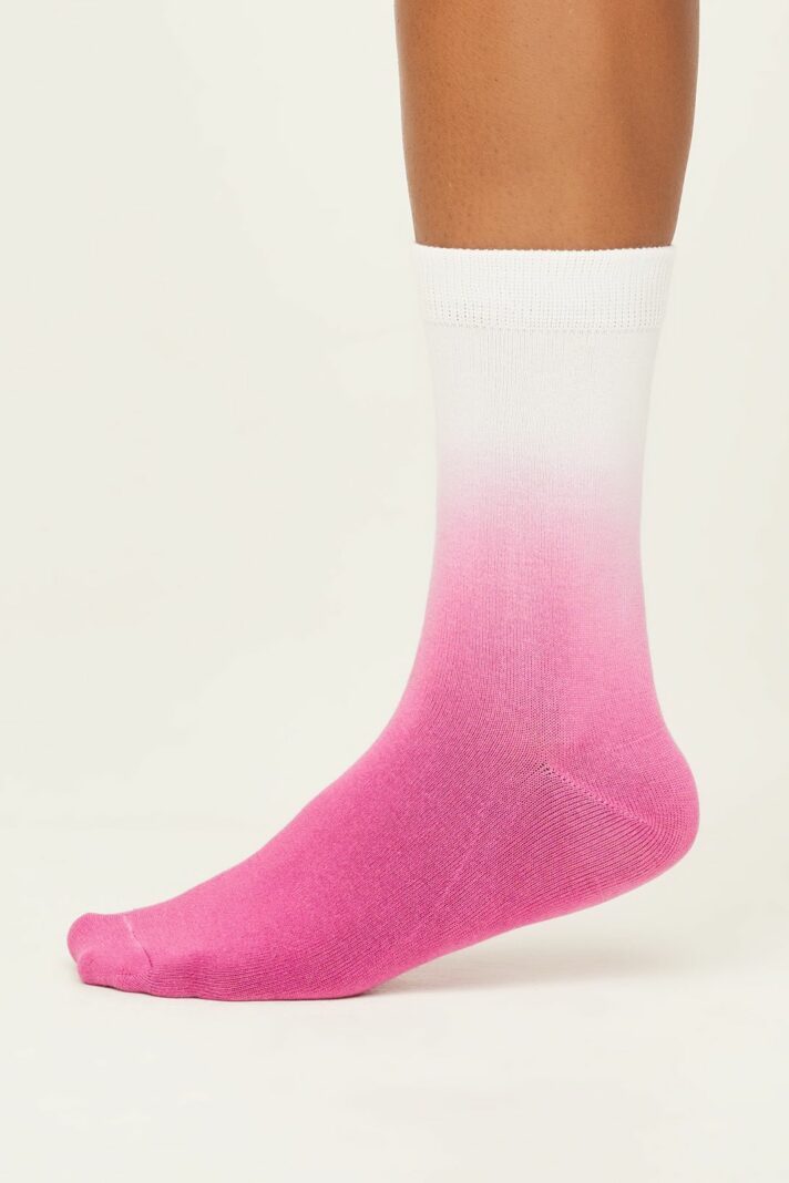 Thought dámské ponožky dip dye magenta pink