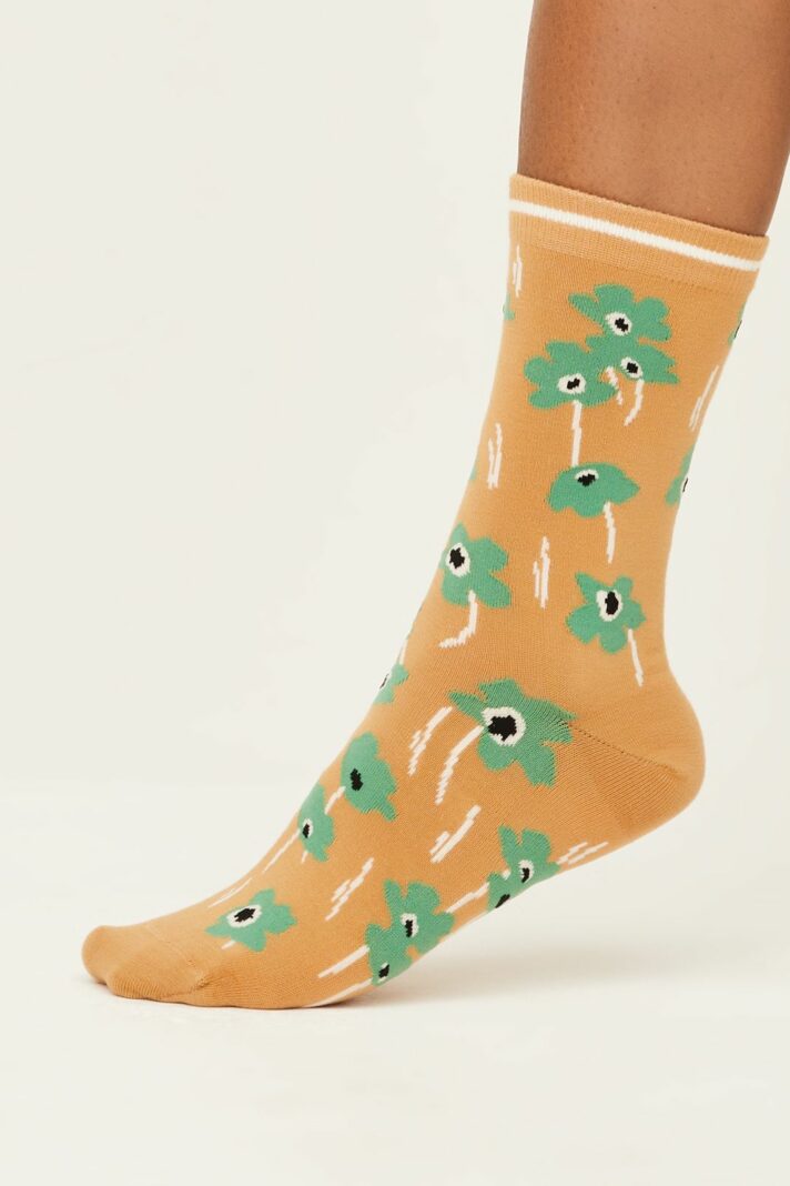 Thought dámské ponožky summer poppies mango