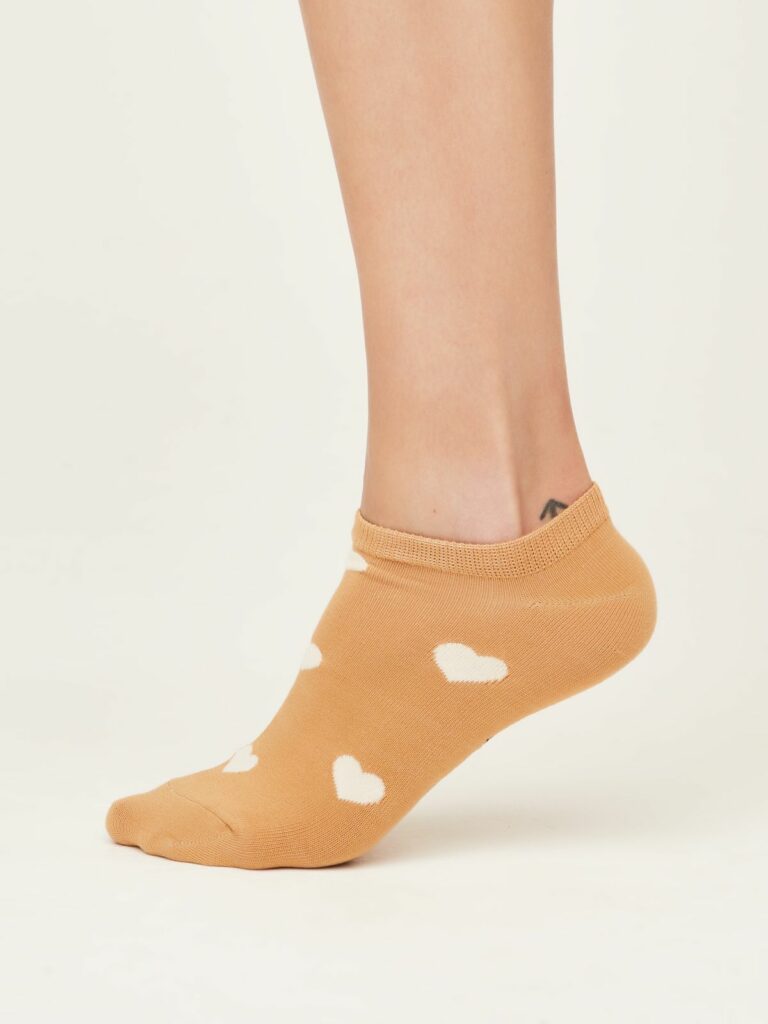 Thought dámské kotníkové ponožky heart mango
