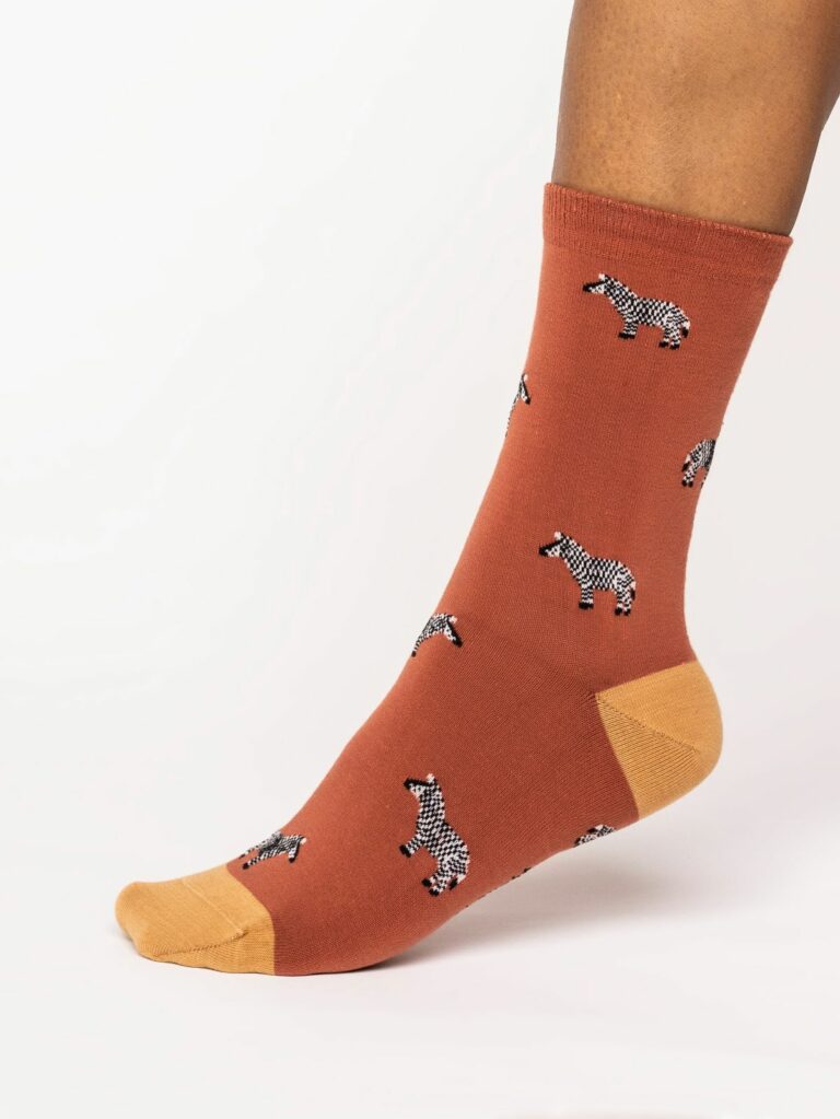 Thought dámské ponožky wild animals orange
