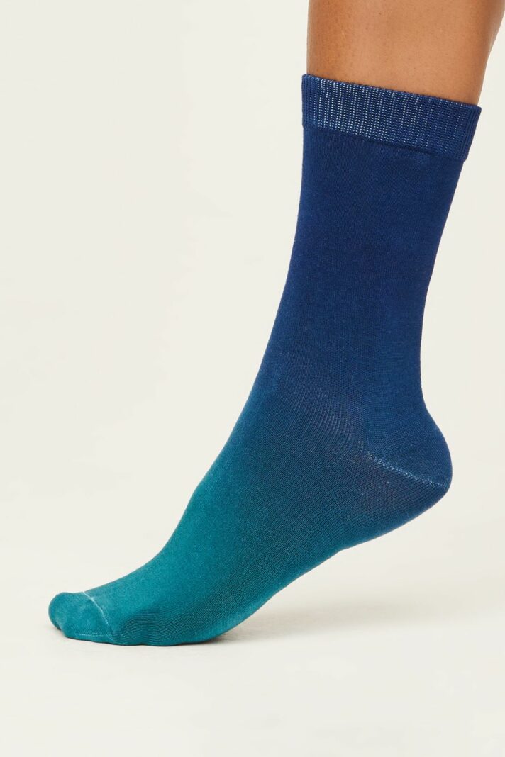Thought dámské ponožky dip dye twilight blue