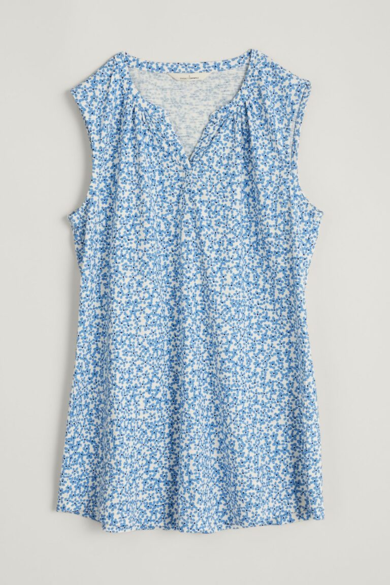 Seasalt Cornwall top purist dotted ditsy
