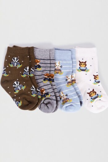 Thought dárkové balení dětských ponožek gots ash animal