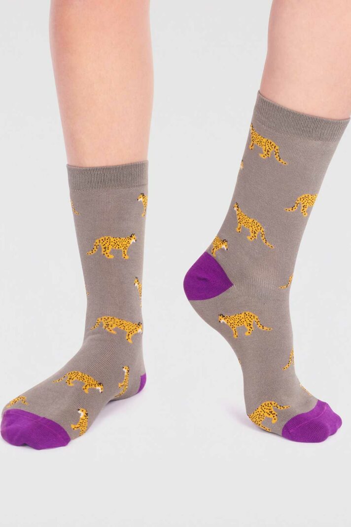 Thought dvojbalení dámských ponožek zuri animal socks