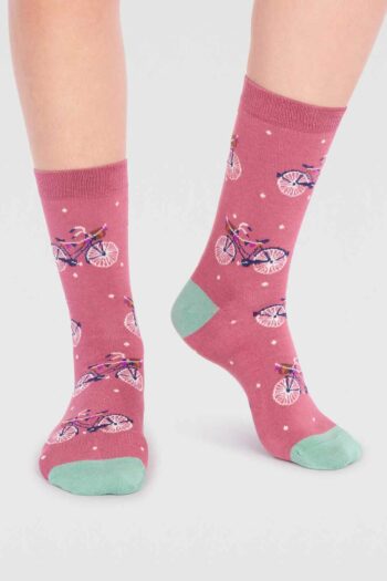 Thought dámské bambusové ponožky josie rose pink