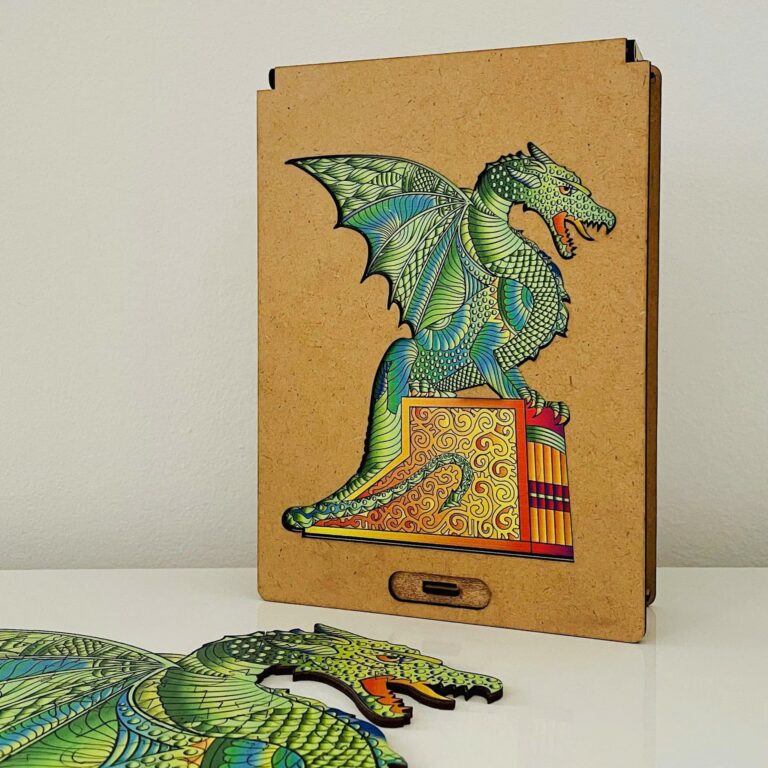 Lubiwood dřevěné puzzle guardian dragon box