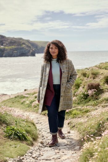 Seasalt Cornwall kabát penmennor seal grey