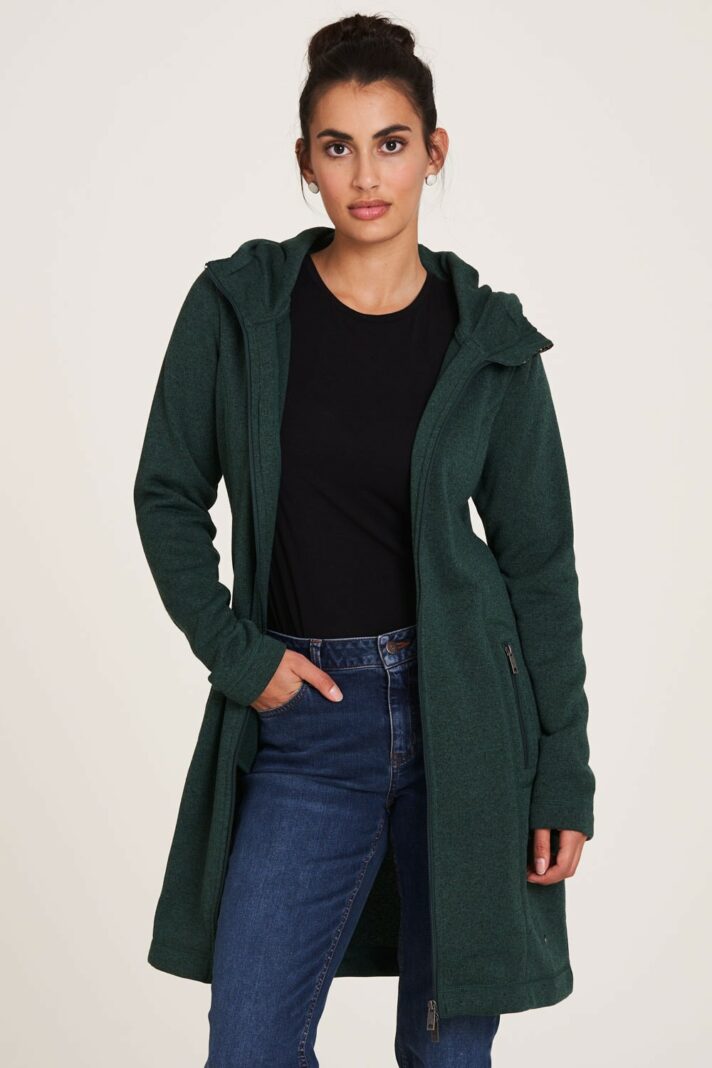 Tranquillo fleecový kabát smoke green