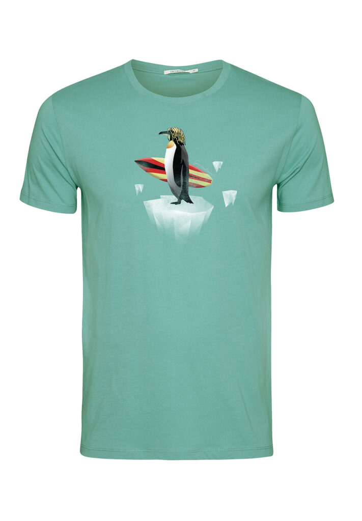 Greenbomb tričko penguin sport marine