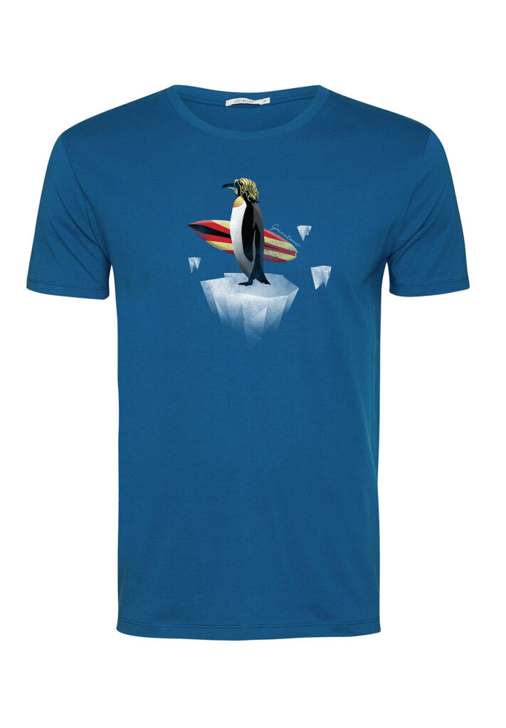 Greenbomb tričko penguin sport surf