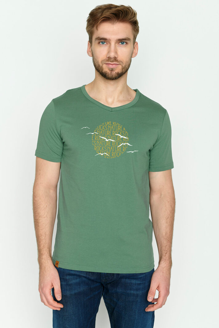 Greenbomb tričko seagull sun green