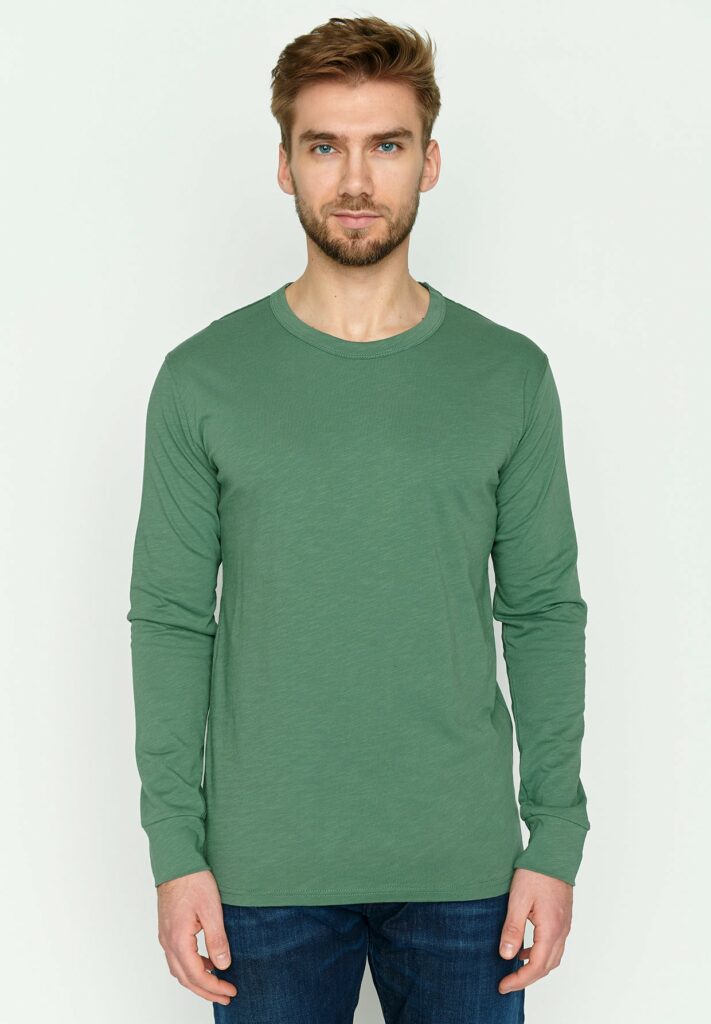 Greenbomb tričko s dlouhým rukávem raw smoke green