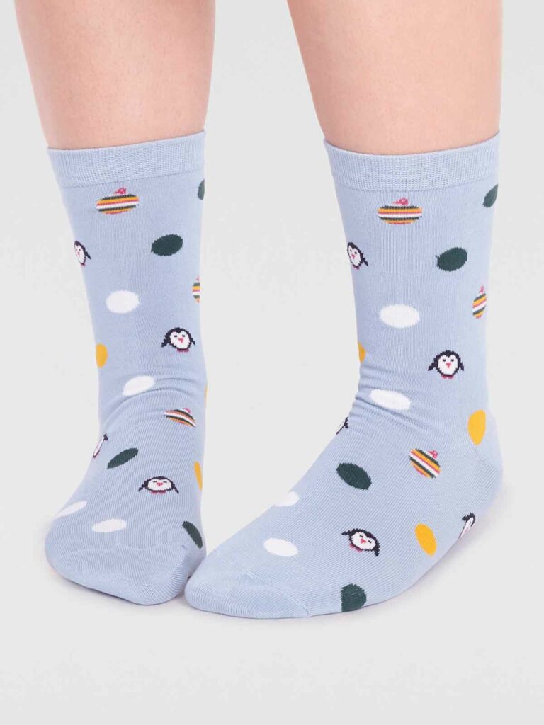 Thought dámské bambusové ponožky neva penguin blue