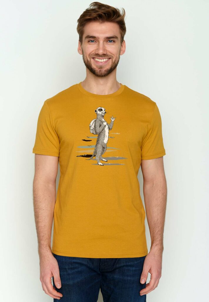 Greenbomb tričko meerkat ochre