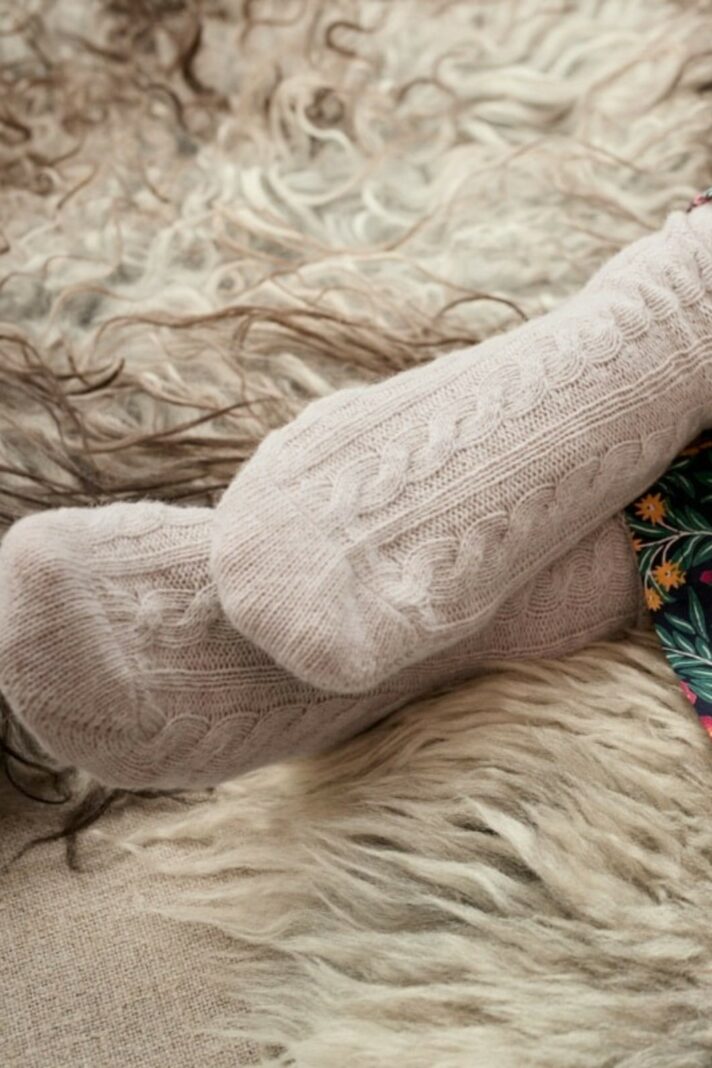Seasalt Cornwall vlněné dámské ponožky house aran