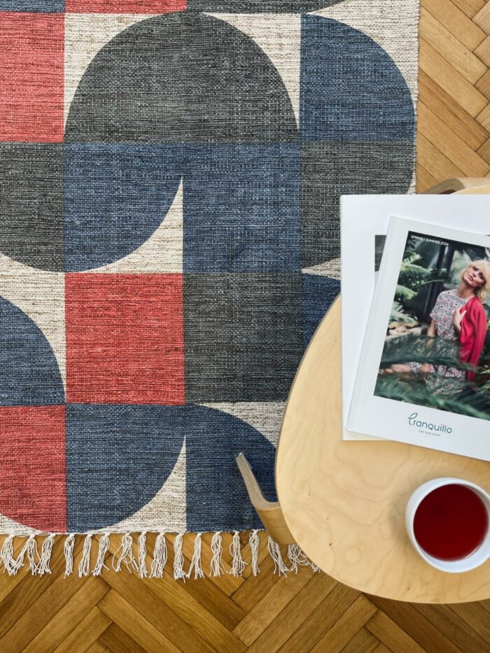 Tranquillo koberec retro červený