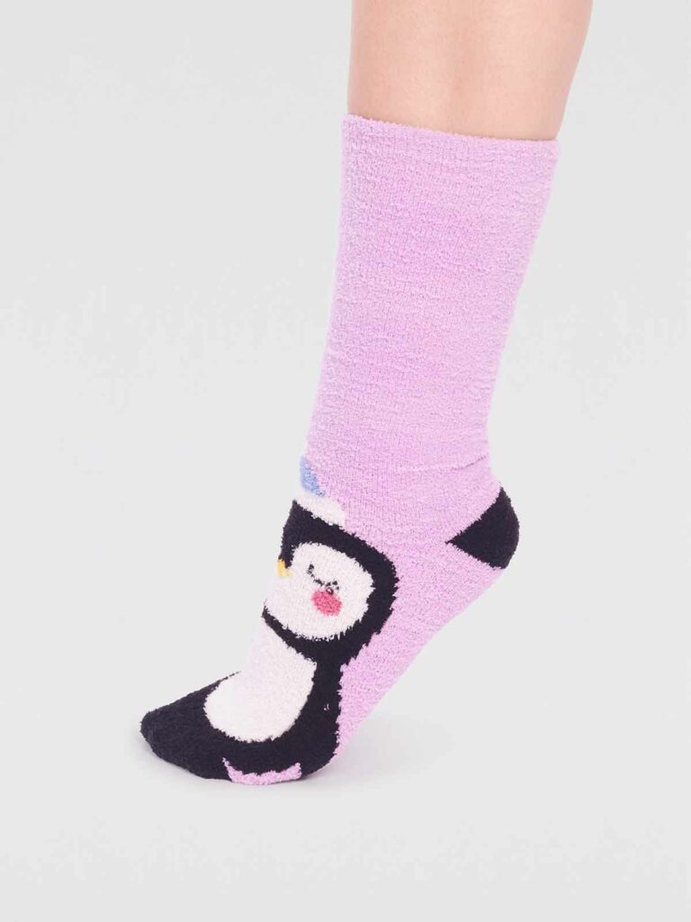 Thought ponožky billie animal fluffy purple