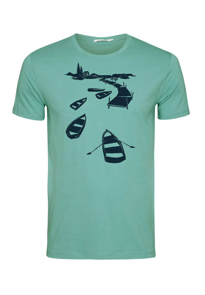 Greenbomb tričko row boat marine