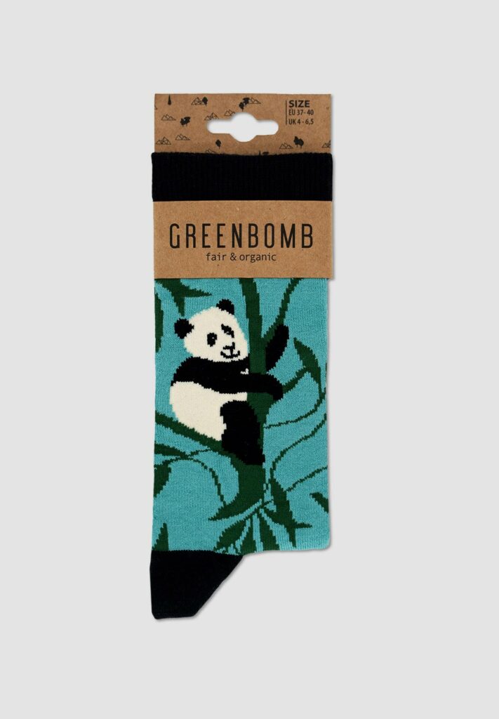 Greenbomb ponožky panda