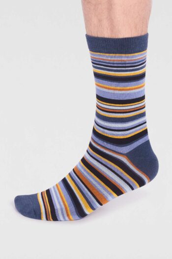 Thought ponožky matias stripe blue
