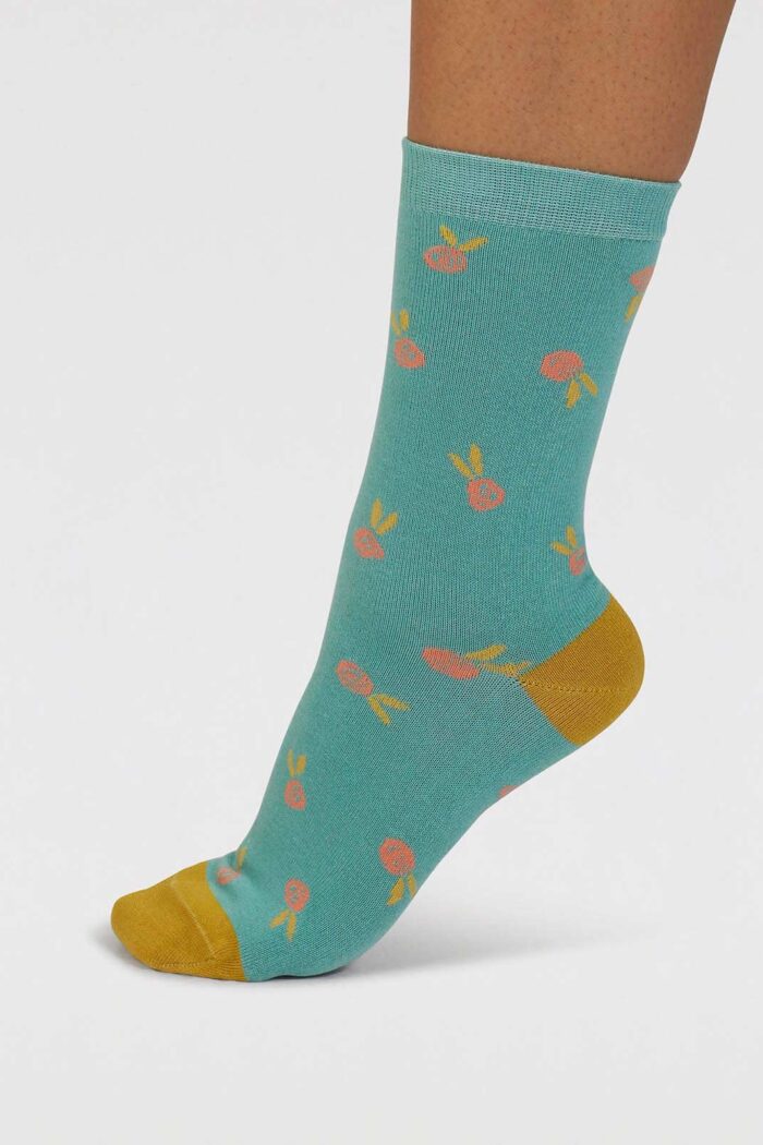 Thought ponožky mapel floral pine