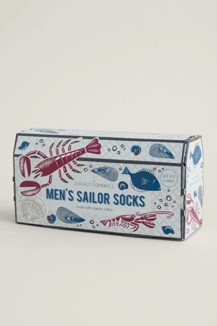 Seasalt Cornwall dárkové balení ponožek sailor sandmartin