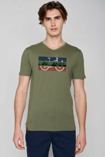 Greenbomb tričko mountain olive