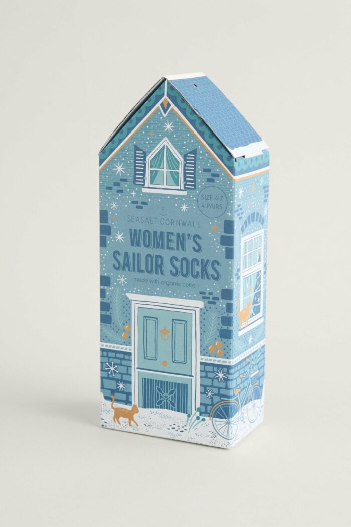 Seasalt Cornwall dárkové balení ponožek sailor pencil