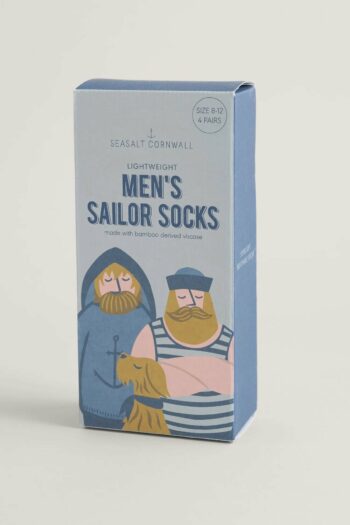 Seasalt Cornwall dárkové balení ponožek everyday bodelva
