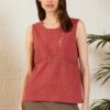 Nomads top lace raspberry