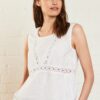 Nomads top lace white