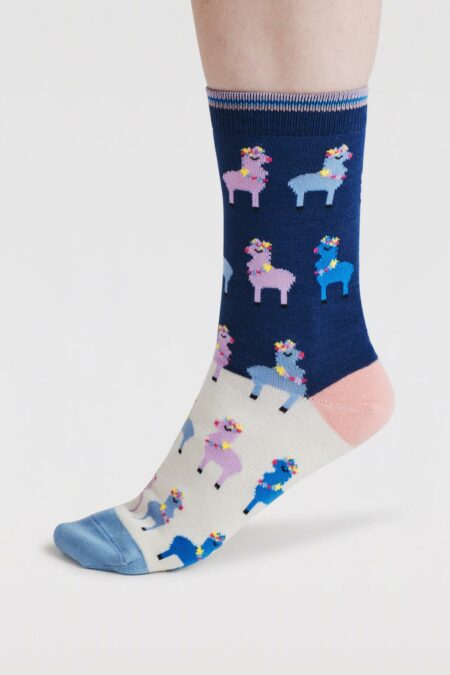 Thought ponožky rainbow llama
