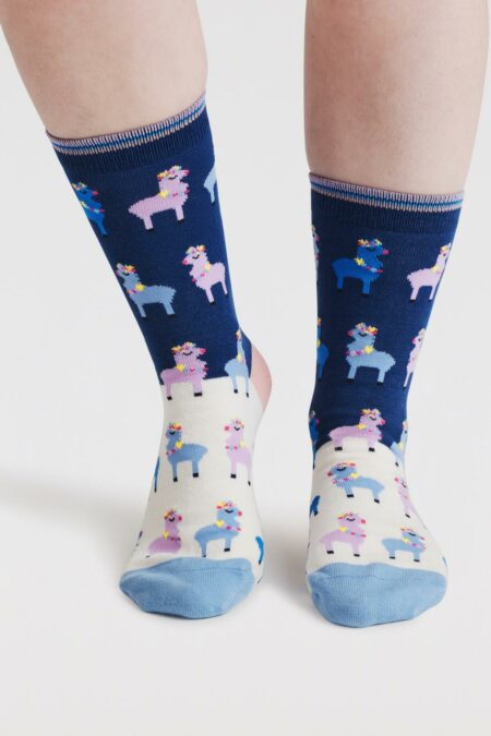 Thought ponožky rainbow llama