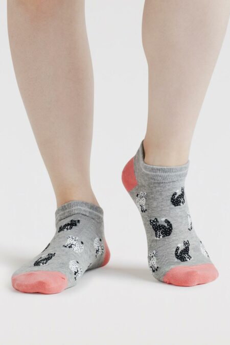Thought ponožky cat grey
