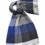 Merino šála Bamburgh Royal Blue