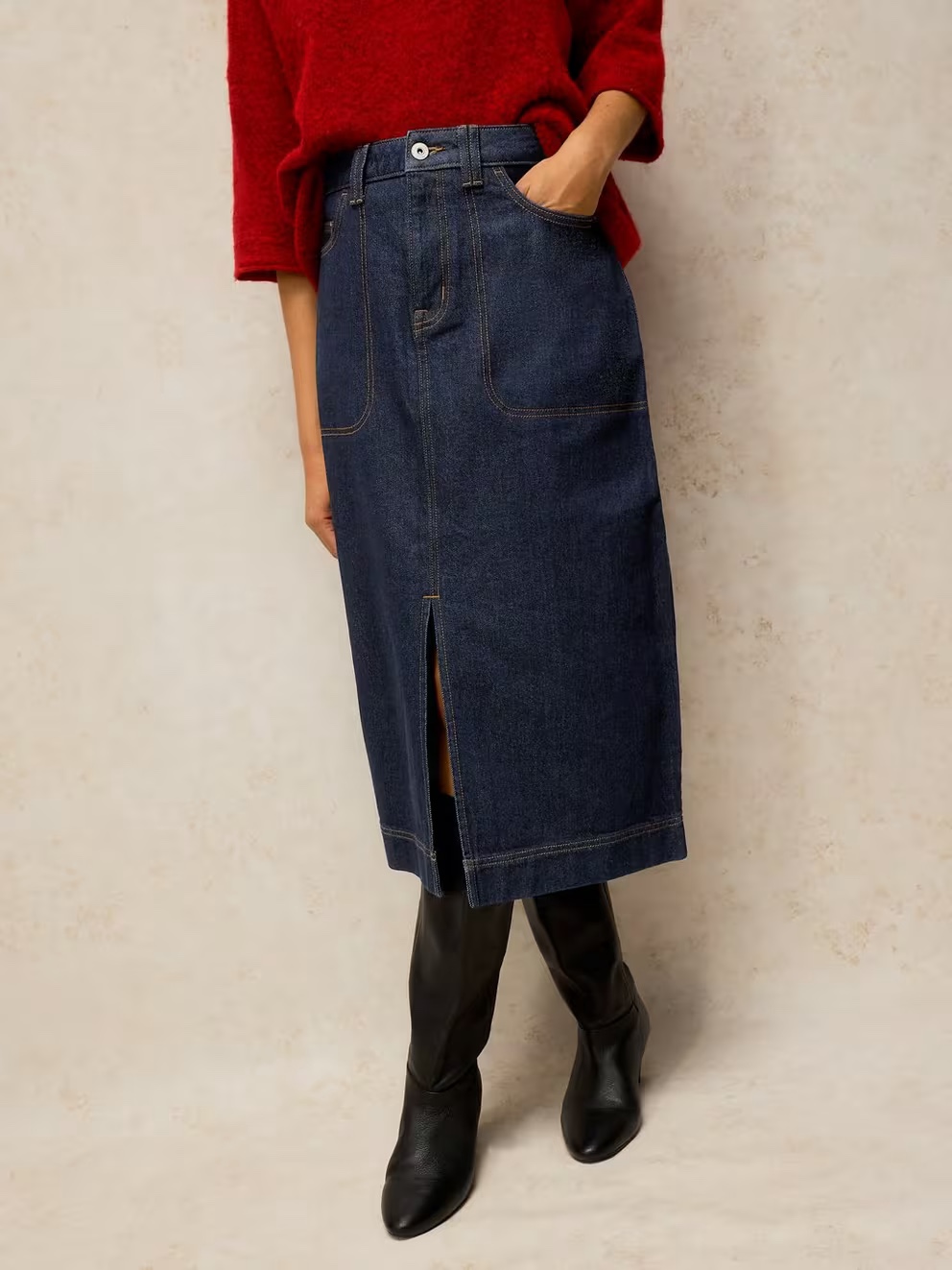 Sukně Tia Dark Denim