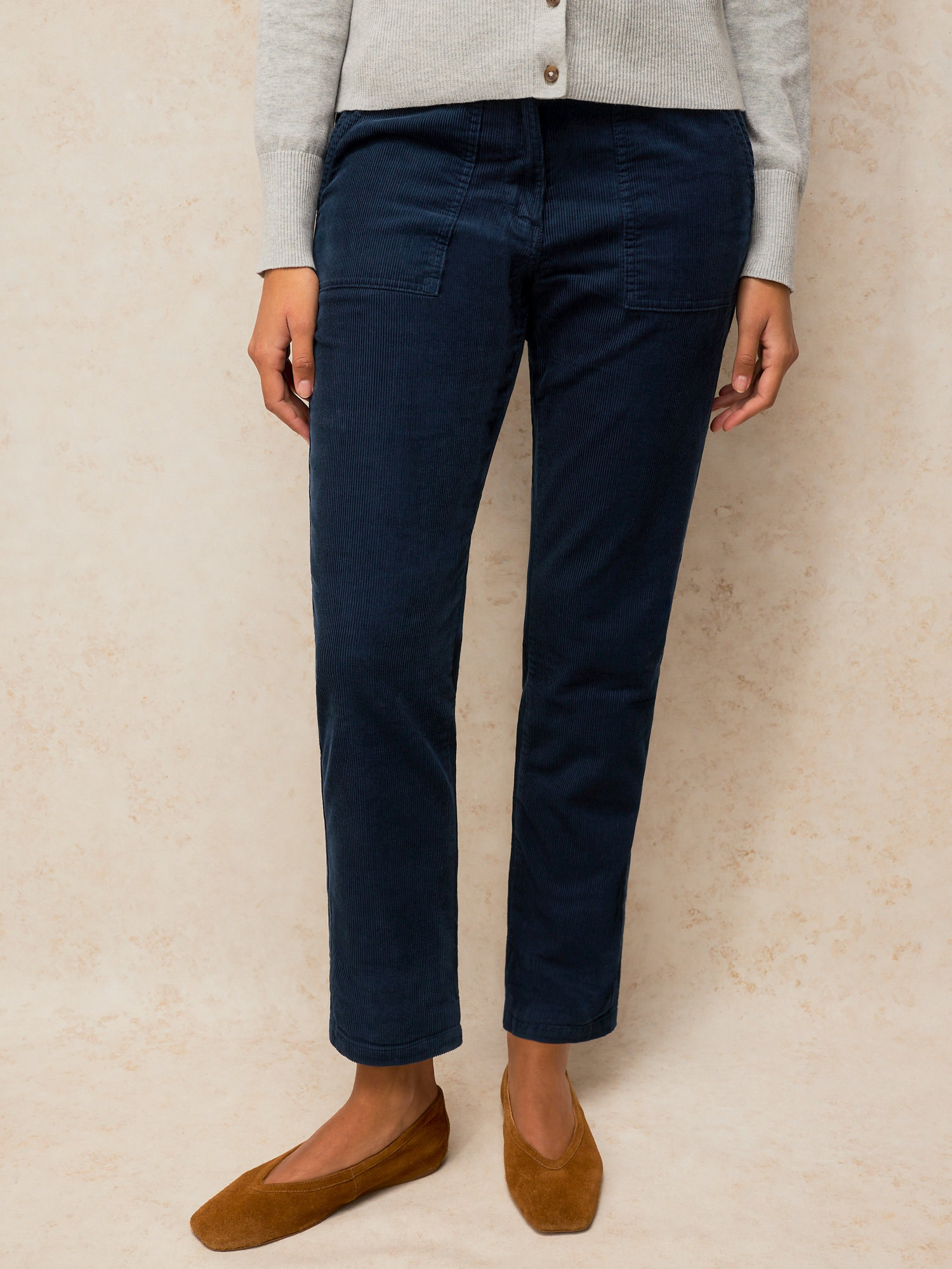 Kalhoty Twister Cord Dark Navy