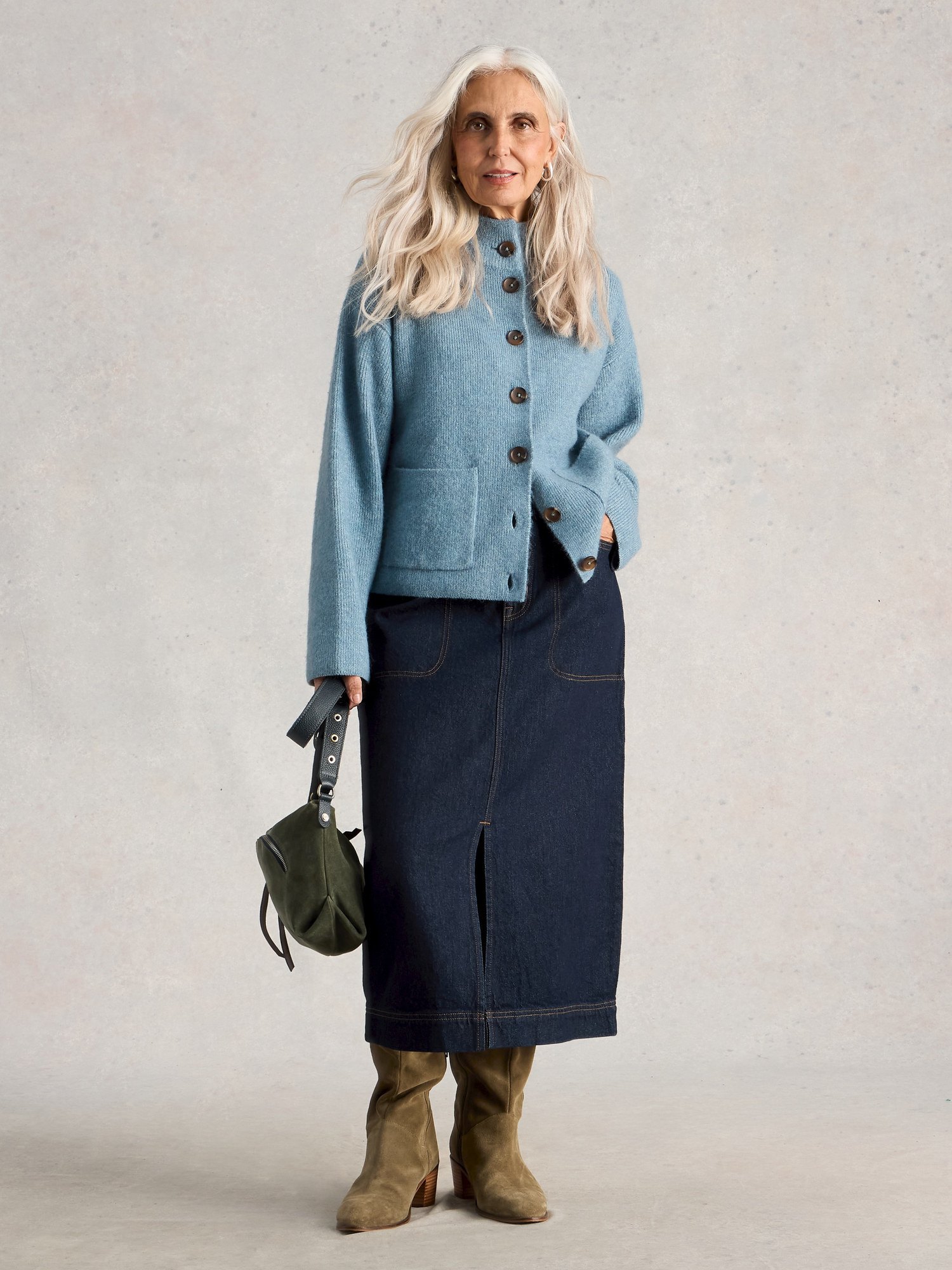 Sukně Tia Dark Denim